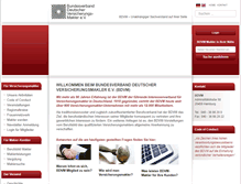 Tablet Screenshot of bdvm.de